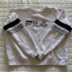White Fila Crewneck
